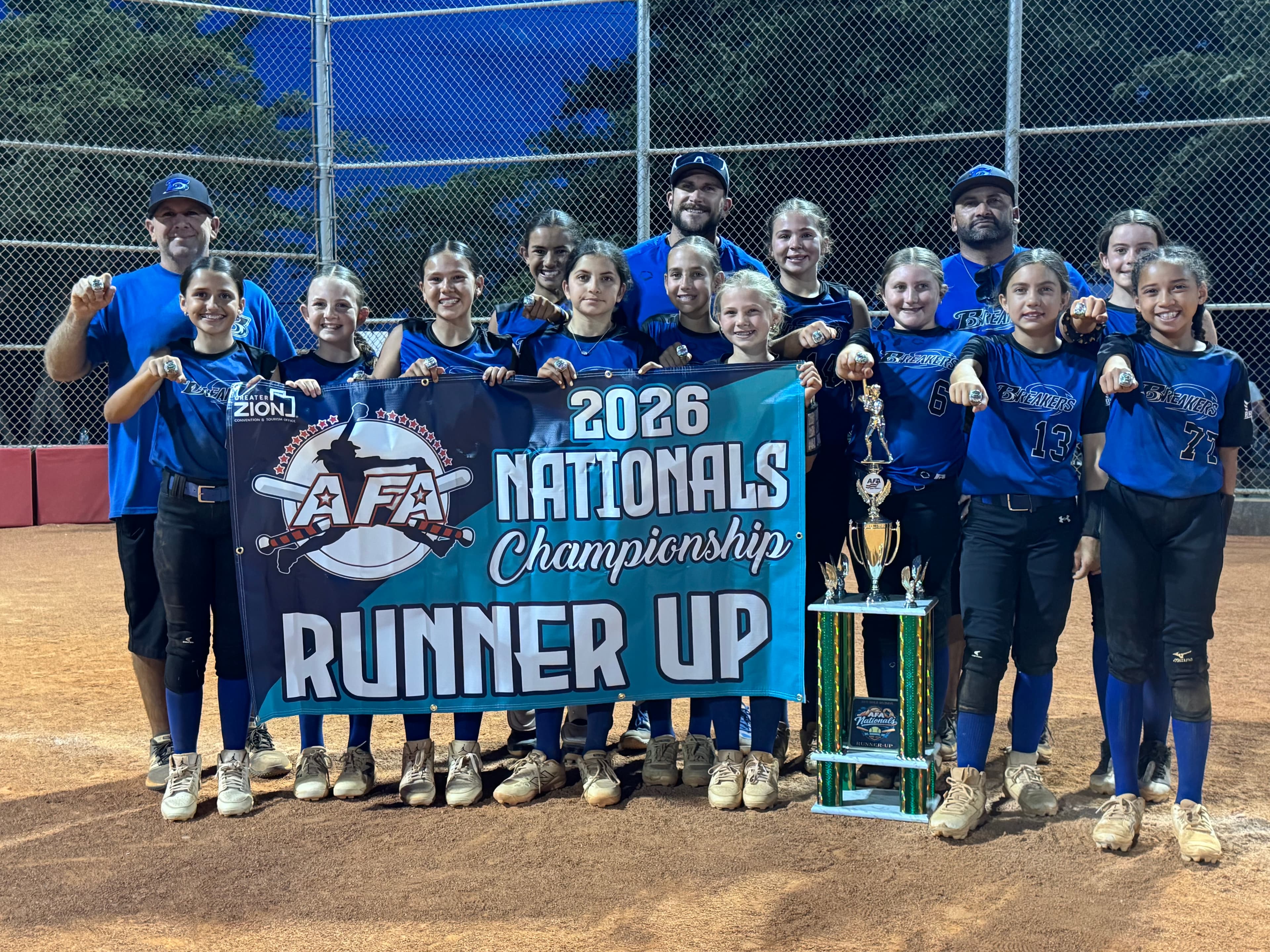 Congrats to the Breakers Labs Castro 10u